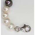  colier de perle naturale Kamoka & Akoya. inchidere din argint. Italia